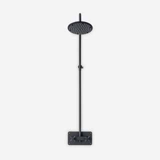 Douche extérieure antigel en acier inoxydable – Noir mat