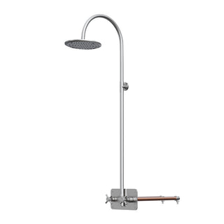 Douche extérieure antigel en acier inoxydable
