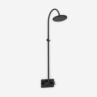 Douche extérieure antigel en acier inoxydable – Noir mat
