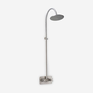 Douche extérieure antigel en acier inoxydable