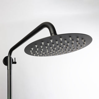 Douche extérieure murale en acier inoxydable – Noir mat