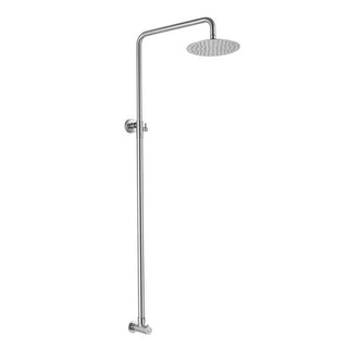 Douche extérieure pour eau froide en acier inoxydable